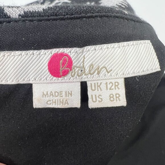 Boden Winifred Pattern Sweater Dress Mystical Jacquard Knit US 8 R - Picture 7 of 16